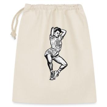 Female dancer #16 - Geschenkbeutel aus Baumwolle (40 x 50 cm) - Natur - Vorne