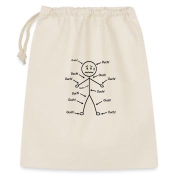 Humour Santé - J'ai pain tout ouch - Gift Bag 40 x 50 cm - nature - Front