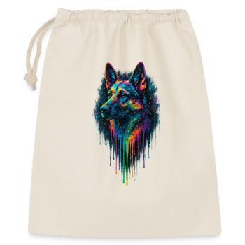 Berger Allemand Style Street Art Abstrait - Sac cadeau 40 x 50 cm - nature - Devant