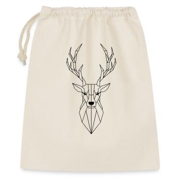 Polygone de cerf - Sac cadeau 40 x 50 cm - nature - Devant