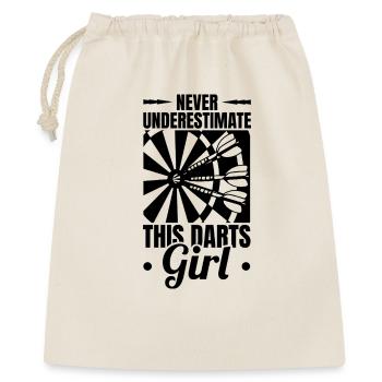 Darts player - Gift Bag 40 x 50 cm - nature - Front