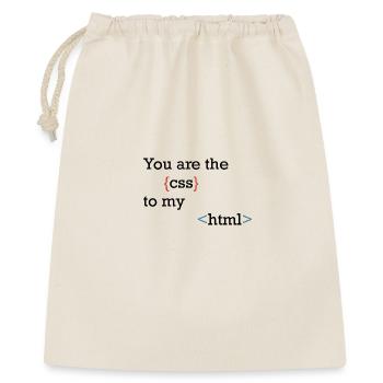 CodeSymbolism Curly and Angle - Gift Bag 40 x 50 cm - nature - Front