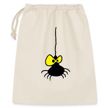 Grumpy Spider Zweifarbiges Design - Geschenkbeutel aus Baumwolle (40 x 50 cm) - Natur - Vorne