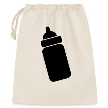 Image de teinte transparente du biberon - Sac cadeau 40 x 50 cm - nature - Devant