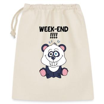 Panda Weekend - Gift Bag 40 x 50 cm - nature - Front