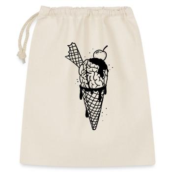 Nourriture cérébrale 3 - Sac cadeau 40 x 50 cm - nature - Devant