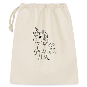 Minimalistic Unicorn - Gift Bag 40 x 50 cm - nature - Front