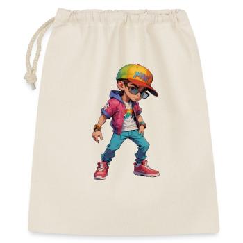 Jeune adolescent cool - Sac cadeau 40 x 50 cm - nature - Devant