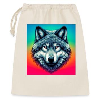 Wolf - Gift Bag 40 x 50 cm - nature - Front