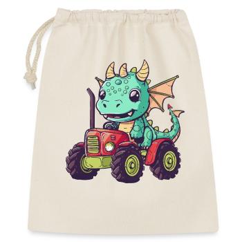 Dragon Tractor Farmer - Sac cadeau 40 x 50 cm - nature - Devant