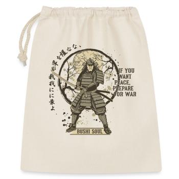 Bushi Soul Samurai in Blossoms - Gift Bag 40 x 50 cm - nature - Front