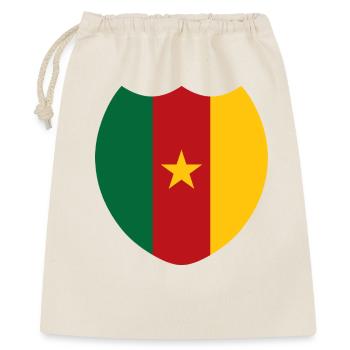 Cameroun fier drapeau - Sac cadeau 40 x 50 cm - nature - Devant