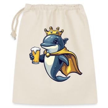 Dolphin Beer King - Gift Bag 40 x 50 cm - nature - Front