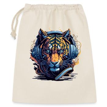 DJ Casque Neonflair - Sac cadeau 40 x 50 cm - nature - Devant