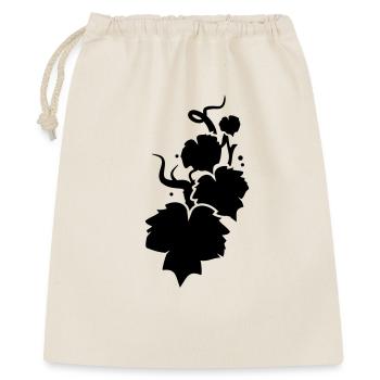 Une vigne en silhouette - Sac cadeau 40 x 50 cm - nature - Devant