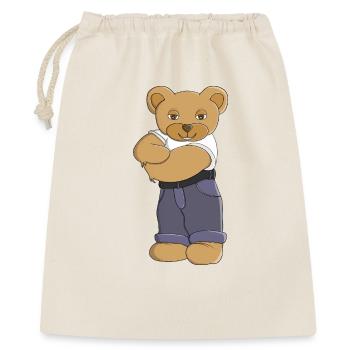 Ours en peluche avec les bras croisés - Sac cadeau 40 x 50 cm - nature - Devant