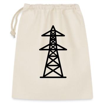 electricity pylon - Gift Bag 40 x 50 cm - nature - Front