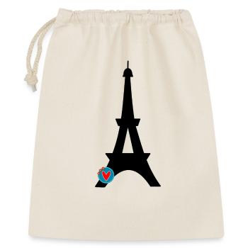 PARIS. CAPITALE. VILLE. FRANCE. PARISIEN. PARIS - Sac cadeau 40 x 50 cm - nature - Devant