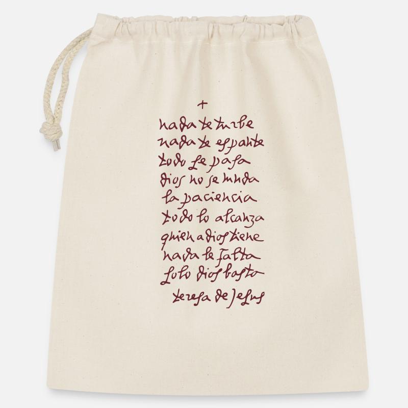Solo Dios basta (Let nothing disturb thee) - Gift Bag 40 x 50 cm - nature