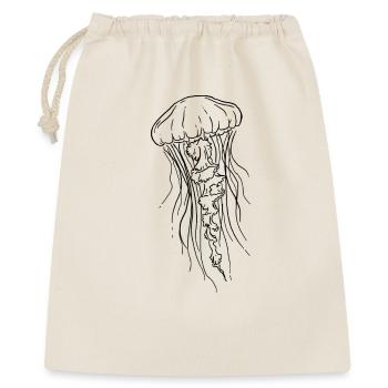 Jellyfish Line Art Illustration - Gift Bag 40 x 50 cm - nature - Front