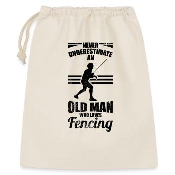 Fencer Grandpa - Gift Bag 40 x 50 cm - nature - Front