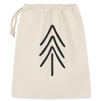Minimalist fir tree - Gift Bag 40 x 50 cm - nature - Front