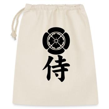 Samurai emblem of the Oda clan (black) - Gift Bag 40 x 50 cm - nature - Front