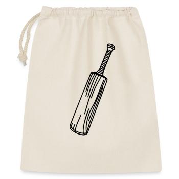 Battes de cricket - Sac cadeau 40 x 50 cm - nature - Devant