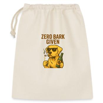 Labrador Lifestyle – Party Hard, Bark Harder - Geschenkbeutel aus Baumwolle (40 x 50 cm) - Natur - Vorne