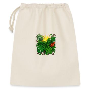 Sunbeam Jungle Burst - Geschenkbeutel aus Baumwolle (40 x 50 cm) - Natur - Vorne