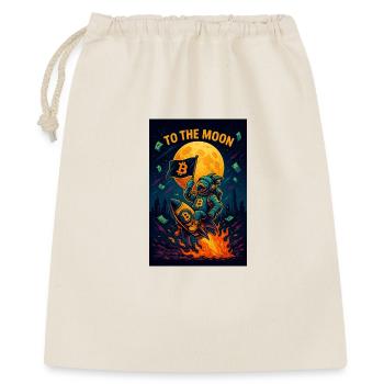Bitcoin Moonmission Illustration - Sac cadeau 40 x 50 cm - nature - Devant