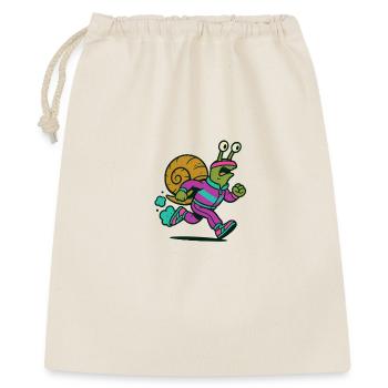 Escargot de course - Sac cadeau 40 x 50 cm - nature - Devant