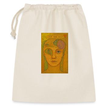 Love and Rest Artistic Portrait - Gift Bag 40 x 50 cm - nature - Front