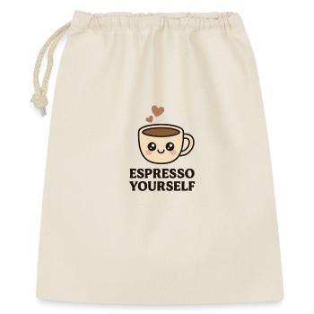 Mignon café amour illustration - Sac cadeau 40 x 50 cm - nature - Devant