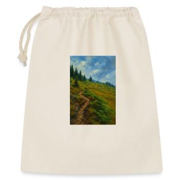 Scenic mountain hike in oil painting look - Gift Bag 40 x 50 cm - nature - Front