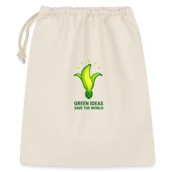Idées vertes Lumière - Sac cadeau 40 x 50 cm - nature - Devant