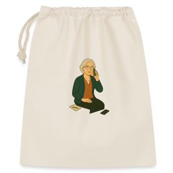 Mamie Karin - Sac cadeau 40 x 50 cm - nature - Devant