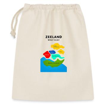Carte des couleurs de la Zélande - Sac cadeau 40 x 50 cm - nature - Devant