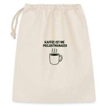 Coffee is my project manager - Gift Bag 40 x 50 cm - nature - Front