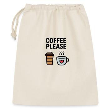 Mug & Heart Coffee Icon - Gift Bag 40 x 50 cm - nature - Front