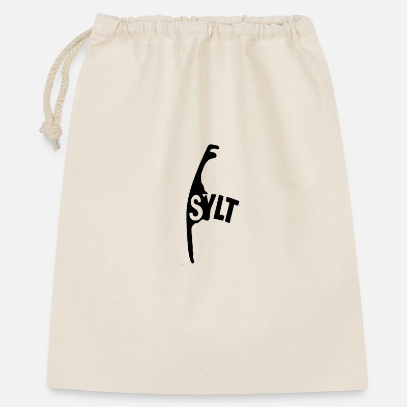 Sylt -Silhouette - Gift Bag 40 x 50 cm - nature