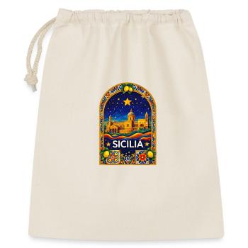 Sicilia palermo - Geschenkbeutel aus Baumwolle (40 x 50 cm) - Natur - Vorne