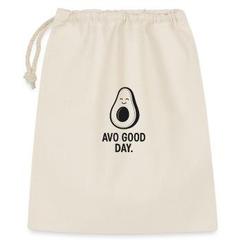 Avo Good Day Avocado – Funny Cute Vegan Quote Desi - Gift Bag 40 x 50 cm - nature - Front