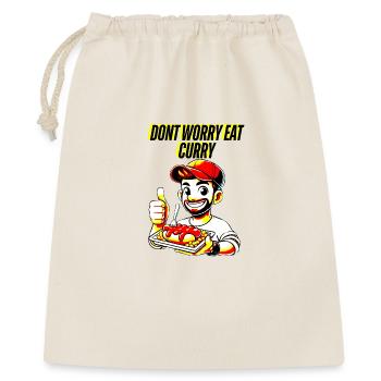 L’amour du curry et tout ira bien - Sac cadeau 40 x 50 cm - nature - Devant