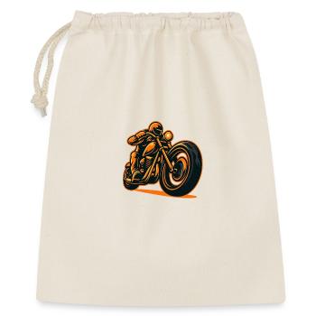 Flame Motorcyclist - Gift Bag 40 x 50 cm - nature - Front