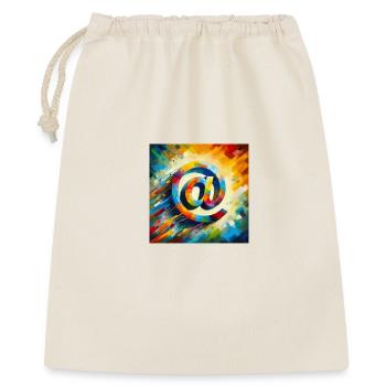 Symbol 7 - Geschenkbeutel aus Baumwolle (40 x 50 cm) - Natur - Vorne