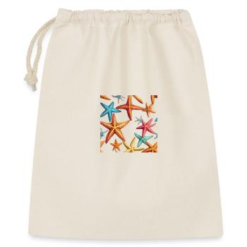 Colorful starfish - Gift Bag 40 x 50 cm - nature - Front