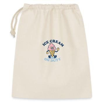 Icecream On Duty - Gift Bag 40 x 50 cm - nature - Front