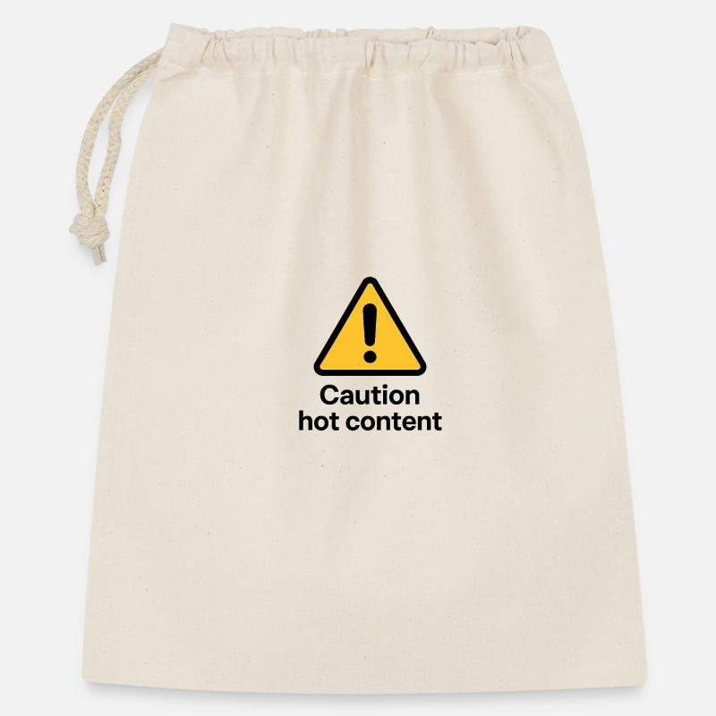 Hot Content Warning - Gift Bag 40 x 50 cm - nature