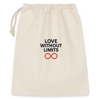 L’amour sans limites Infinity Design - Sac cadeau 40 x 50 cm - nature - Devant